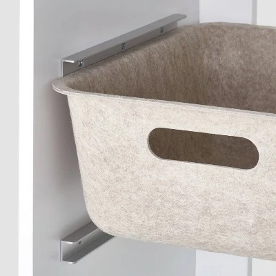 Tall Sliding Bin Cube - Brightroom™ Natural 4 Tall Sliding Bin Cube - Brightroom™ Natural - Image 2