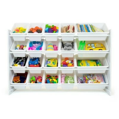 Cambridge Extra Large Toy Storage Organizer with 20 Storage Bins White - Humble Crew 6 Cambridge Extra Large Toy Storage Organizer with 20 Storage Bins White - Humble Crew - Image 4