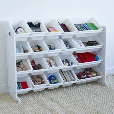 Cambridge Extra Large Toy Storage Organizer with 20 Storage Bins White - Humble Crew 9 Cambridge Extra Large Toy Storage Organizer with 20 Storage Bins White - Humble Crew - Image 7