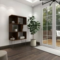 61" Metal and Wood 3 Shelf Books Shelf Brown - Olivia & May 28 61" Metal and Wood 3 Shelf Books Shelf Brown - Olivia & May -Bookshelves Sales Shop unnamed file 1061