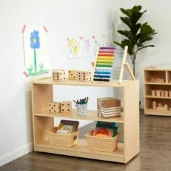 ECR4Kids Birch 2 Shelf Storage Cabinet without Back, Wood Book Shelf Organizer -Bookshelves Sales Shop unnamed file 1073