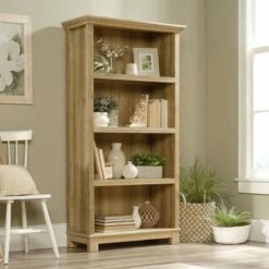 69" Tall Garden Villa Bookshelf Light Brown - Sauder