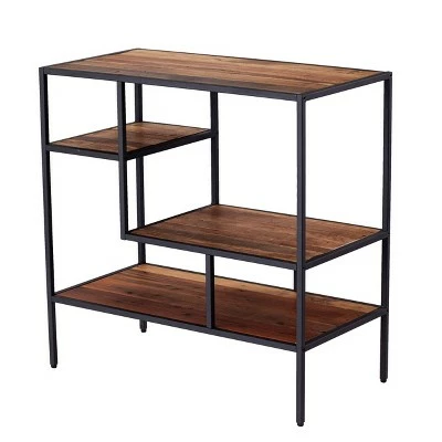 31.5" Thropel Reclaimed Wood Shelf Natural/Gray - Aiden Lane 8 31.5" Thropel Reclaimed Wood Shelf Natural/Gray - Aiden Lane - Image 6