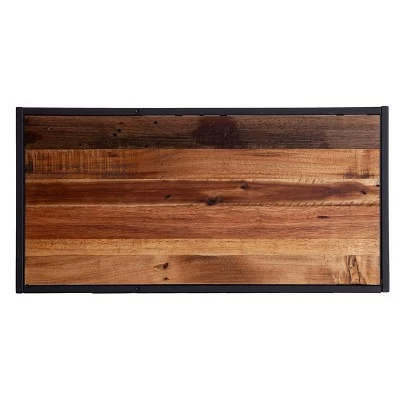 31.5" Thropel Reclaimed Wood Shelf Natural/Gray - Aiden Lane 9 31.5" Thropel Reclaimed Wood Shelf Natural/Gray - Aiden Lane - Image 7