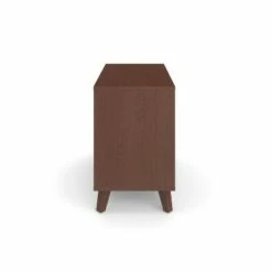 24" Modern Cub Storage Credenza - HON BASYX Toasted Walnut -Bookshelves Sales Shop unnamed file 1113