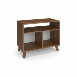 24" Modern Cub Storage Credenza - HON BASYX Toasted Walnut -Bookshelves Sales Shop unnamed file 1116
