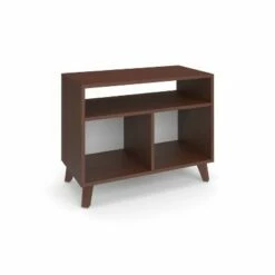 24" Modern Cub Storage Credenza - HON BASYX Toasted Walnut -Bookshelves Sales Shop unnamed file 1117
