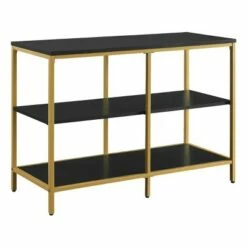 Modern Life Double 3 Shelves Bookcase Credenza - OSP Home Furnishings Black 12 Modern Life Double 3 Shelves Bookcase Credenza - OSP Home Furnishings Black -Bookshelves Sales Shop unnamed file 1147