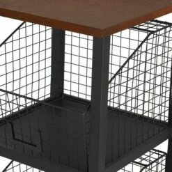 3 Drawer Hanover Storage Console Black - OSP Home Furnishings -Bookshelves Sales Shop unnamed file 1153