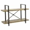 Danya B. 35.5" x 25" Two Level Rustic Shelving Unit Brown - Danya B -Bookshelves Sales Shop unnamed file 1174