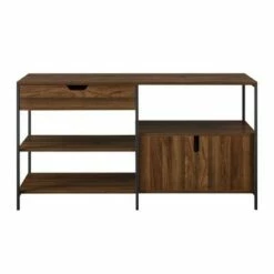 30" Covington Storage Blend Console - Saracina Home Rustic Oak -Bookshelves Sales Shop unnamed file 1189