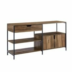 30" Covington Storage Blend Console - Saracina Home Rustic Oak -Bookshelves Sales Shop unnamed file 1190