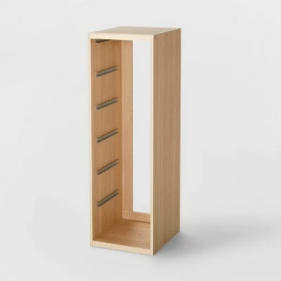 Tall Sliding Bin Cube - Brightroom™ Natural 6 Tall Sliding Bin Cube - Brightroom™ Natural - Image 4