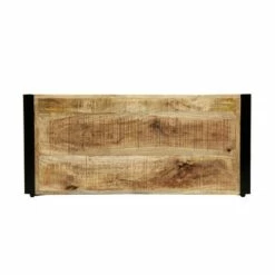 Brinkley Modern Industrial Handcrafted 3 Shelf Mango Wood Shelving Unit Natural/Black - Christopher Knight Home -Bookshelves Sales Shop unnamed file 1207