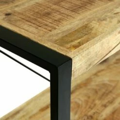 Brinkley Modern Industrial Handcrafted 3 Shelf Mango Wood Shelving Unit Natural/Black - Christopher Knight Home -Bookshelves Sales Shop unnamed file 1211