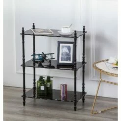 3 Tier Shelves Espresso Brown - Ore International