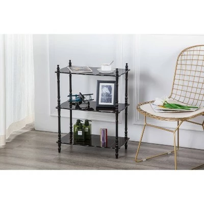 3 Tier Shelves Espresso Brown - Ore International 6 3 Tier Shelves Espresso Brown - Ore International - Image 4