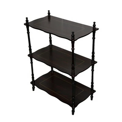 3 Tier Shelves Espresso Brown - Ore International 10 3 Tier Shelves Espresso Brown - Ore International - Image 8