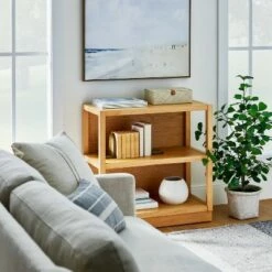 Threshold Designed W/Studio McGee 30" Delle 3 Shelf Bookcase - Threshold™ designed with Studio McGee