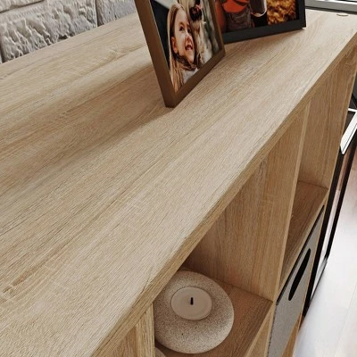 38.22" 9 Cube North Avenue Bin Shelves Organizer - Sauder White 4 38.22" 9 Cube North Avenue Bin Shelves Organizer - Sauder White - Image 2