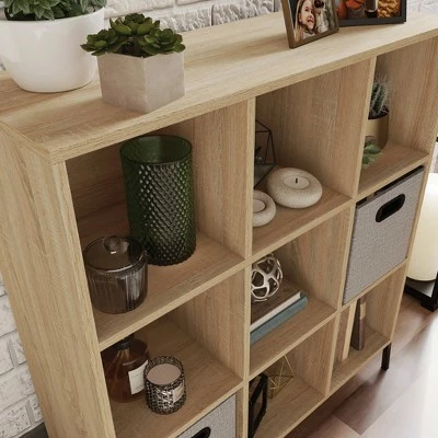 38.22" 9 Cube North Avenue Bin Shelves Organizer - Sauder White 5 38.22" 9 Cube North Avenue Bin Shelves Organizer - Sauder White - Image 3