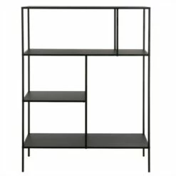Henn& Hart 48" Tall Black Bronze Bookcase - Henn&Hart -Bookshelves Sales Shop unnamed file 1286