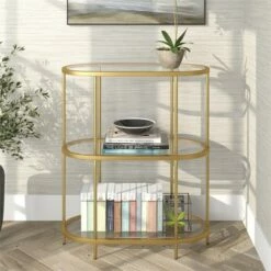Henn& Hart Brass Metal Bookcase - Henn&Hart -Bookshelves Sales Shop unnamed file 1297