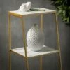 Sullivans Marble Shelved Gold Etagere 47"H Gold -Bookshelves Sales Shop unnamed file 1298