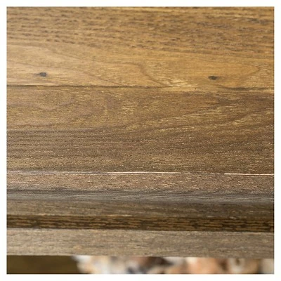 Appleton 34.1" Two Shelf Industrial Media Bookcase Brown - Christopher Knight Home 4 Appleton 34.1" Two Shelf Industrial Media Bookcase Brown - Christopher Knight Home - Image 2