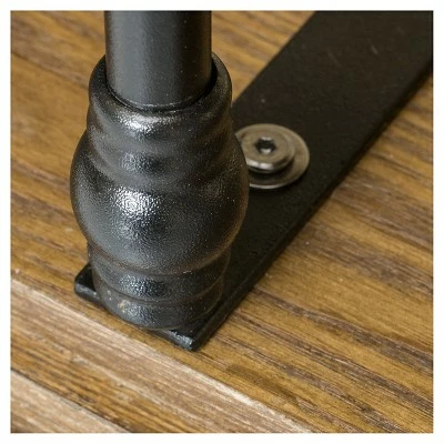 Appleton 34.1" Two Shelf Industrial Media Bookcase Brown - Christopher Knight Home 6 Appleton 34.1" Two Shelf Industrial Media Bookcase Brown - Christopher Knight Home - Image 4