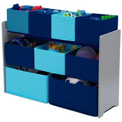 9 Bin Deluxe Toy Organizer - Delta Children Dark Chocolate 5 9 Bin Deluxe Toy Organizer - Delta Children Dark Chocolate - Image 3