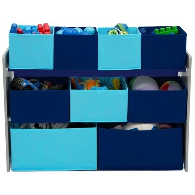 9 Bin Deluxe Toy Organizer - Delta Children Dark Chocolate 6 9 Bin Deluxe Toy Organizer - Delta Children Dark Chocolate - Image 4