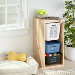 Short Sliding Bin Cube - Brightroom™ Natural