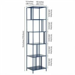 Henn& Hart 18" Wide Mykonos Blue Bookcase - Henn&Hart 12 Henn& Hart 18" Wide Mykonos Blue Bookcase - Henn&Hart -Bookshelves Sales Shop unnamed file 1402