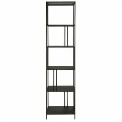 Henn& Hart 18" Wide Black Bronze Bookcase - Henn&Hart