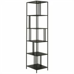 Henn& Hart 18" Wide Black Bronze Bookcase - Henn&Hart 11 Henn& Hart 18" Wide Black Bronze Bookcase - Henn&Hart -Bookshelves Sales Shop unnamed file 1413