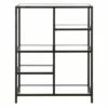 Henn& Hart Black Bronze Bookcase - Henn&Hart