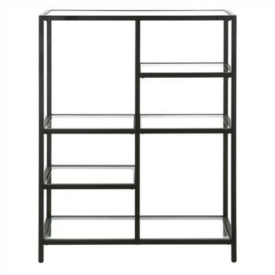 Henn& Hart Black Bronze Bookcase - Henn&Hart 3 Henn& Hart Black Bronze Bookcase - Henn&Hart