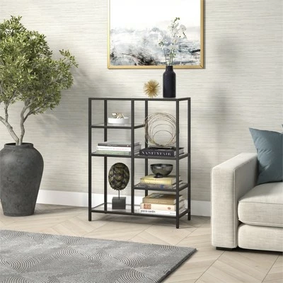 Henn& Hart Black Bronze Bookcase - Henn&Hart 8 Henn& Hart Black Bronze Bookcase - Henn&Hart - Image 6