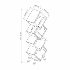Yarmow Modern Wood Bookcase in White and Red - Furniture of America 9 Yarmow Modern Wood Bookcase in White and Red - Furniture of America -Bookshelves Sales Shop unnamed file 1432