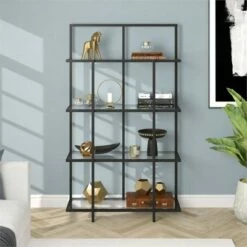 Henn& Hart Black Bronze Bookcase - Henn&Hart -Bookshelves Sales Shop unnamed file 1439
