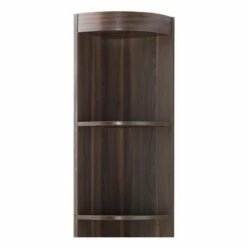 Maleena 5-Shelf Corner Wood Bookcase in Dark Walnut - Furniture of America -Bookshelves Sales Shop unnamed file 1455