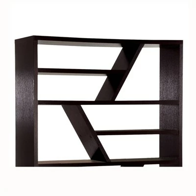 Israel Contemporary Wood Bookcase in Espresso - Furniture of America 6 Israel Contemporary Wood Bookcase in Espresso - Furniture of America - Image 4