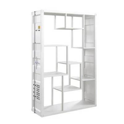 Cargo Shelf Rack / Bookshelf - Acme Furniture White 5 Cargo Shelf Rack / Bookshelf - Acme Furniture White - Image 3
