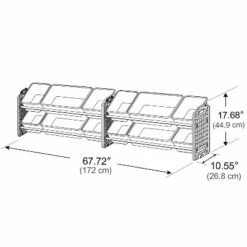 UNiPLAY Toy Organizer With Removable Storage Bins, Multi-Bin Organizer for Books, Building Blocks, School Materials, Toys with Baseplate Board Frame 16 UNiPLAY Toy Organizer With Removable Storage Bins, Multi-Bin Organizer for Books, Building Blocks, School Materials, Toys with Baseplate Board Frame -Bookshelves Sales Shop unnamed file 154