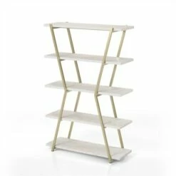 Ketano Metal 4-Shelf Bookcase in Champagne and White - Furniture of America 10 Ketano Metal 4-Shelf Bookcase in Champagne and White - Furniture of America -Bookshelves Sales Shop unnamed file 1540