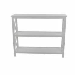 Contemporary 3 Tier Low Wooden Shelf - Olivia & May White 11 Contemporary 3 Tier Low Wooden Shelf - Olivia & May White -Bookshelves Sales Shop unnamed file 1556