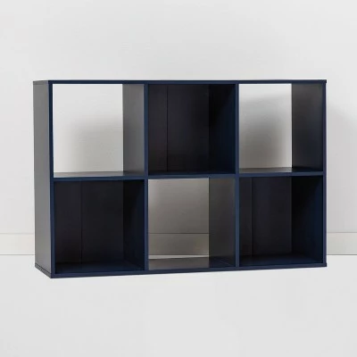 11" 6 Cube Organizer Shelf - Room Essentials Turquoise 4 11" 6 Cube Organizer Shelf - Room Essentials Turquoise - Image 2