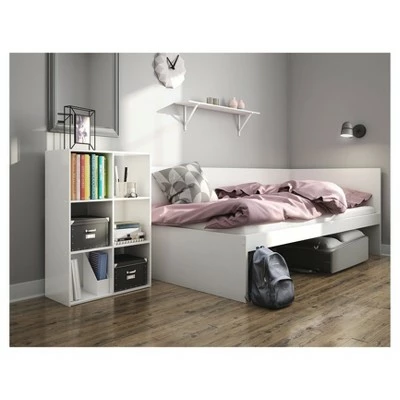 11" 6 Cube Organizer Shelf - Room Essentials Turquoise 7 11" 6 Cube Organizer Shelf - Room Essentials Turquoise - Image 5