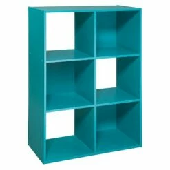 11" 6 Cube Organizer Shelf - Room Essentials Turquoise 41 11" 6 Cube Organizer Shelf - Room Essentials Turquoise -Bookshelves Sales Shop unnamed file 1593